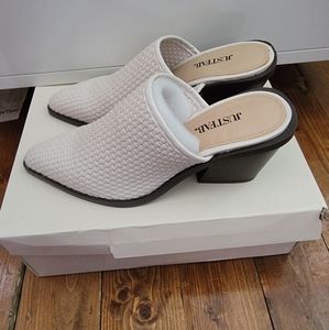 White Clog Slip-On